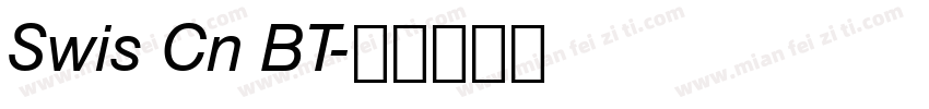 Swis Cn BT字体转换